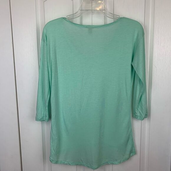 J Crew 3/4 Sleeve Tee - Picture 3 of 3